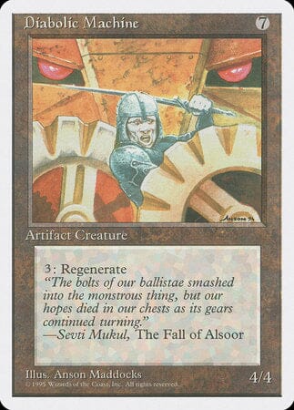 Diabolic Machine [Fourth Edition] MTG Single Magic: The Gathering  | Multizone: Comics And Games