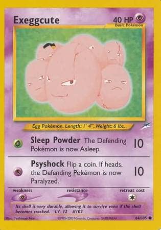 Exeggcute (64/105) [Neo Destiny Unlimited] Pokemon Single Pokémon  | Multizone: Comics And Games