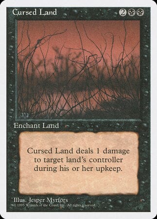 Cursed Land [Fourth Edition] MTG Single Magic: The Gathering  | Multizone: Comics And Games