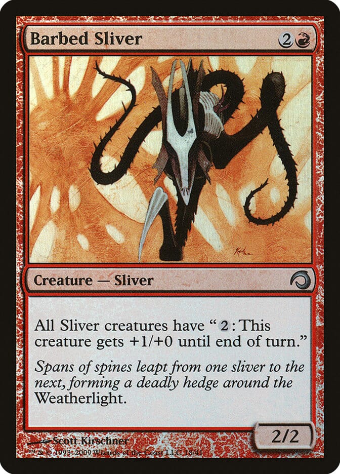 Barbed Sliver [Premium Deck Series: Slivers] MTG Single Magic: The Gathering  | Multizone: Comics And Games