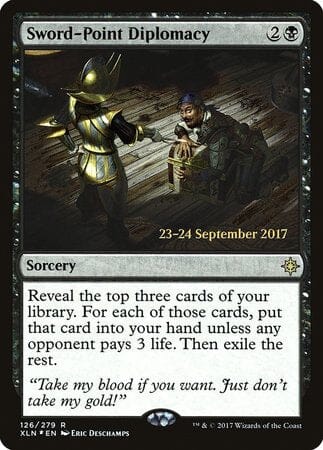 Sword-Point Diplomacy [Ixalan Promos] MTG Single Magic: The Gathering  | Multizone: Comics And Games
