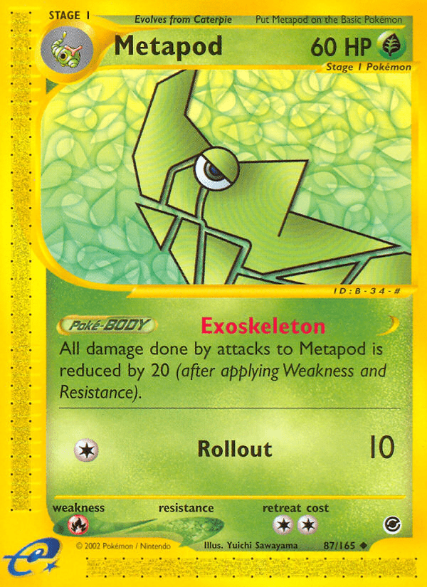 Metapod (87/165) [Expedition: Base Set] Pokemon Single Pokémon  | Multizone: Comics And Games