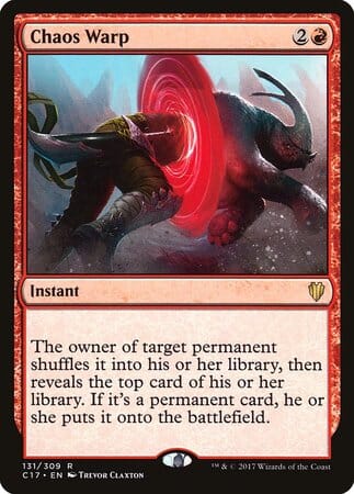 Chaos Warp [Commander 2017] MTG Single Magic: The Gathering  | Multizone: Comics And Games