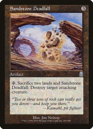 Sandstone Deadfall [Odyssey] MTG Single Magic: The Gathering  | Multizone: Comics And Games