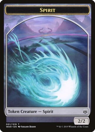 Spirit Token [War of the Spark Tokens] MTG Single Magic: The Gathering  | Multizone: Comics And Games