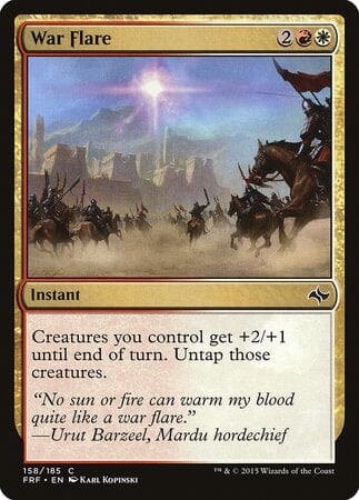 War Flare [Fate Reforged] MTG Single Magic: The Gathering  | Multizone: Comics And Games