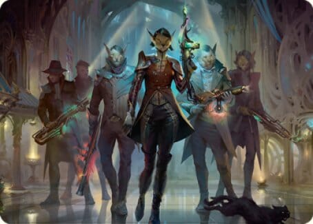 Family's Favor Art Card [Streets of New Capenna Art Series] MTG Single Magic: The Gathering  | Multizone: Comics And Games