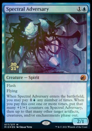 Spectral Adversary [Innistrad: Midnight Hunt Prerelease Promos] MTG Single Magic: The Gathering  | Multizone: Comics And Games