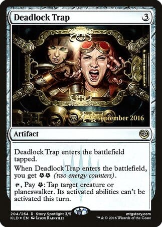 Deadlock Trap [Kaladesh Promos] MTG Single Magic: The Gathering  | Multizone: Comics And Games