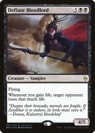 Defiant Bloodlord [Battle for Zendikar Promos] MTG Single Magic: The Gathering  | Multizone: Comics And Games