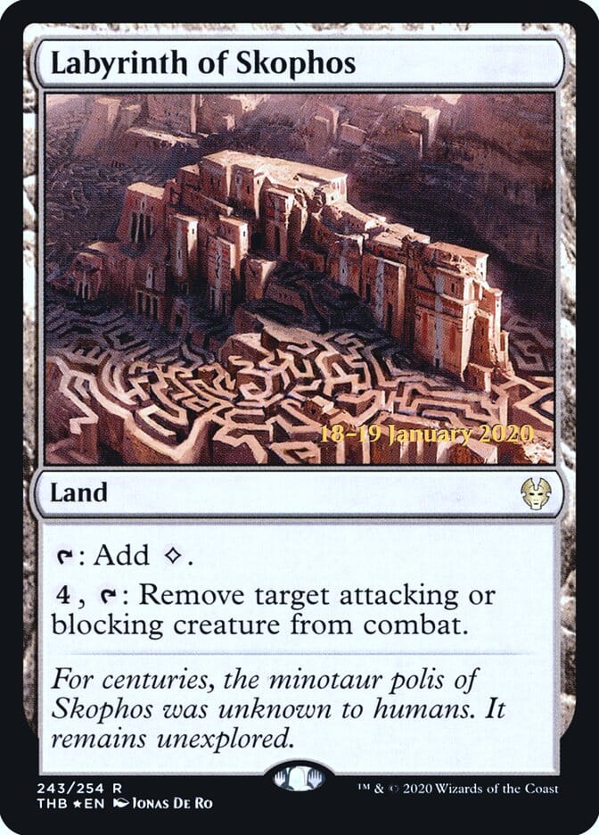 Labyrinth of Skophos [Theros Beyond Death Prerelease Promos] MTG Single Magic: The Gathering  | Multizone: Comics And Games