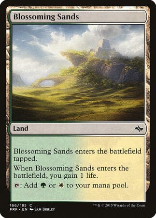 Blossoming Sands [Fate Reforged] MTG Single Magic: The Gathering  | Multizone: Comics And Games