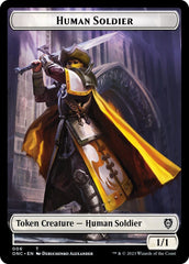 Human Soldier // Elephant Double-Sided Token [Phyrexia: All Will Be One Commander Tokens] MTG Single Magic: The Gathering  | Multizone: Comics And Games