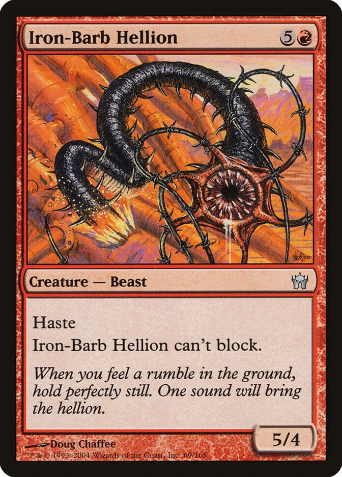Iron-Barb Hellion [Fifth Dawn] MTG Single Magic: The Gathering  | Multizone: Comics And Games