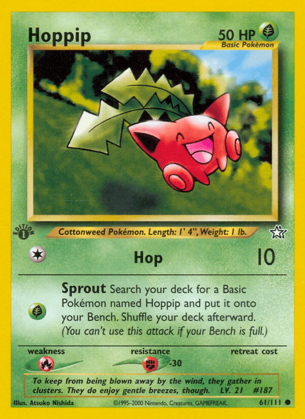 Hoppip (61/111) [Neo Genesis 1st Edition] Pokemon Single Pokémon  | Multizone: Comics And Games