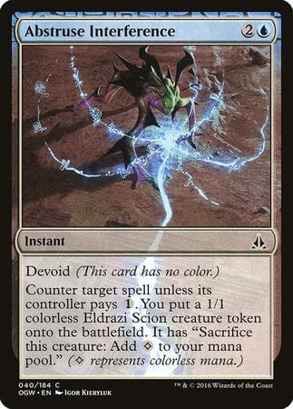 Abstruse Interference [Oath of the Gatewatch] MTG Single Magic: The Gathering  | Multizone: Comics And Games