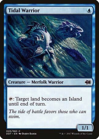 Tidal Warrior [Duel Decks: Merfolk vs. Goblins] MTG Single Magic: The Gathering  | Multizone: Comics And Games