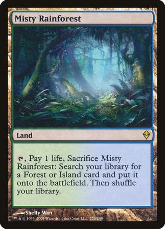 Misty Rainforest [Zendikar] MTG Single Magic: The Gathering  | Multizone: Comics And Games