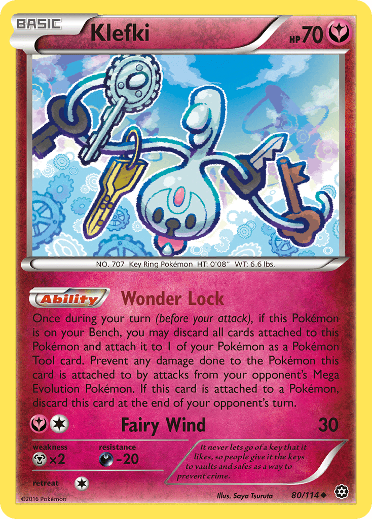 Klefki (80/114) [XY: Steam Siege] Pokemon Single Pokémon  | Multizone: Comics And Games