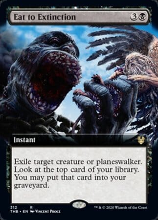 Eat to Extinction (Extended Art) [Theros Beyond Death] MTG Single Magic: The Gathering  | Multizone: Comics And Games