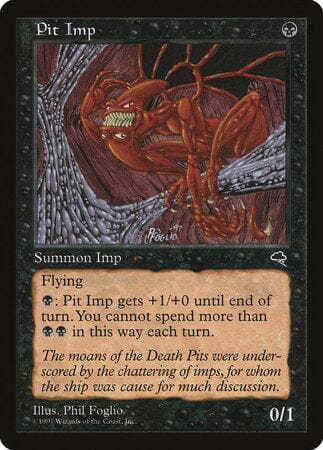 Pit Imp [Tempest] MTG Single Magic: The Gathering  | Multizone: Comics And Games