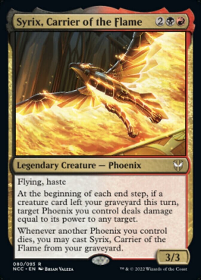 Syrix, Carrier of the Flame [Streets of New Capenna Commander] MTG Single Magic: The Gathering  | Multizone: Comics And Games