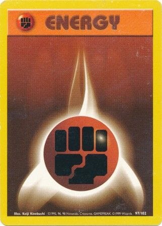 Fighting Energy (97/102) [Base Set Unlimited] Pokemon Single Pokémon  | Multizone: Comics And Games