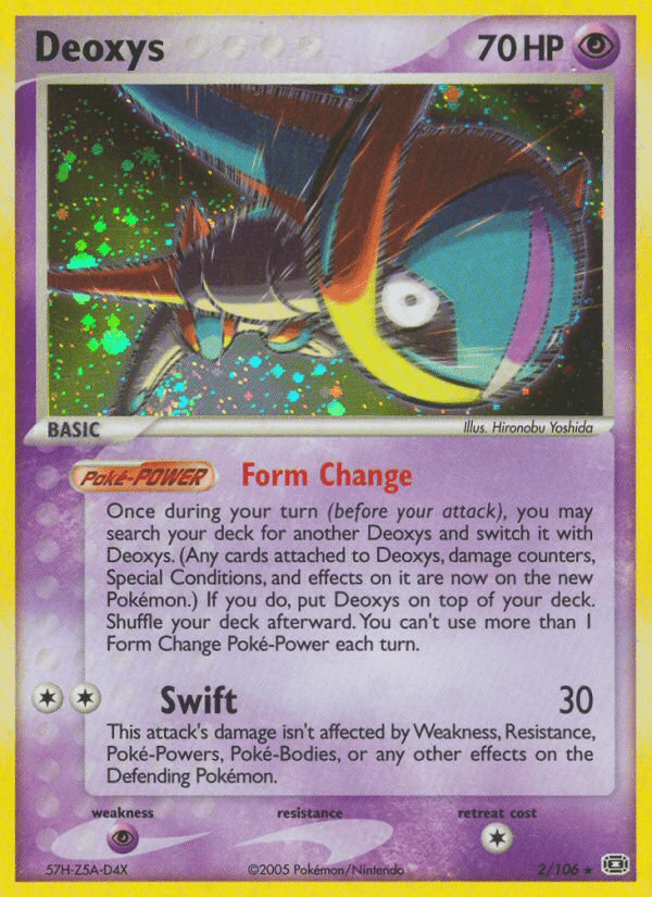 Deoxys (2/106) [EX: Emerald] Pokemon Single Pokémon  | Multizone: Comics And Games