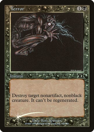 Terror [Friday Night Magic 2000] MTG Single Magic: The Gathering  | Multizone: Comics And Games