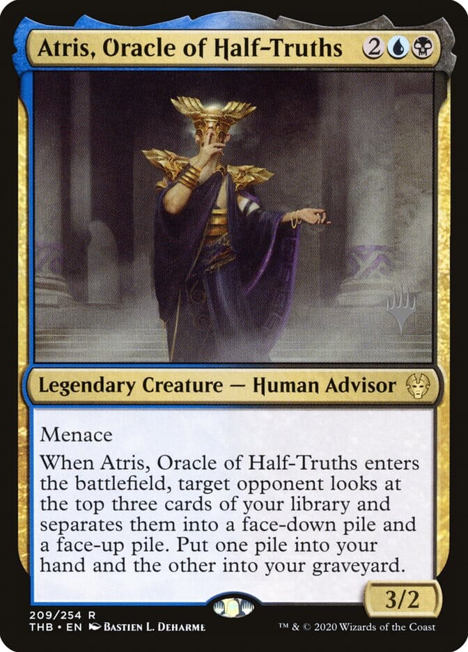 Atris, Oracle of Half-Truths (Promo Pack) [Theros Beyond Death Promos] MTG Single Magic: The Gathering  | Multizone: Comics And Games