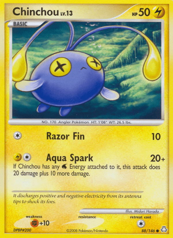 Chinchou (88/146) [Diamond & Pearl: Legends Awakened] Pokemon Single Pokémon  | Multizone: Comics And Games