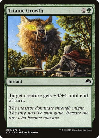 Titanic Growth [Magic Origins] MTG Single Magic: The Gathering  | Multizone: Comics And Games
