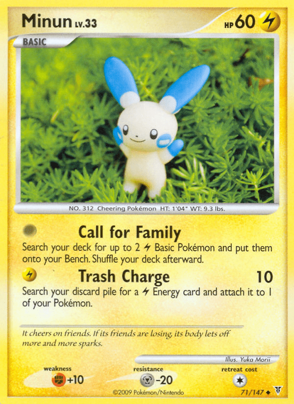 Minun (71/147) [Platinum: Supreme Victors] Pokemon Single Pokémon  | Multizone: Comics And Games