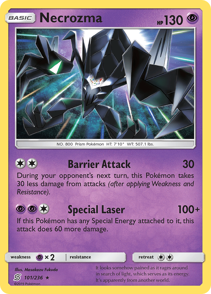 Necrozma (101/236) [Sun & Moon: Unified Minds] Pokemon Single Pokémon  | Multizone: Comics And Games