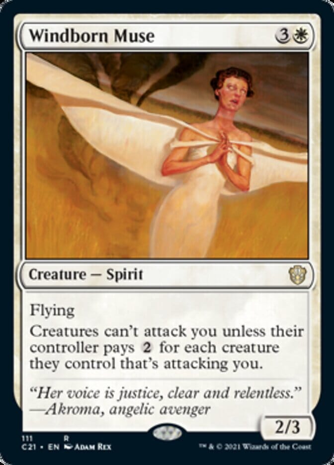 Windborn Muse [Commander 2021] MTG Single Magic: The Gathering  | Multizone: Comics And Games