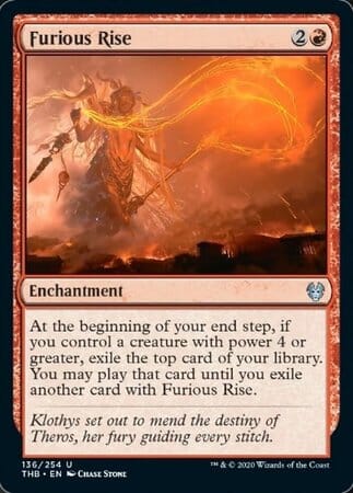 Furious Rise [Theros Beyond Death] MTG Single Magic: The Gathering  | Multizone: Comics And Games