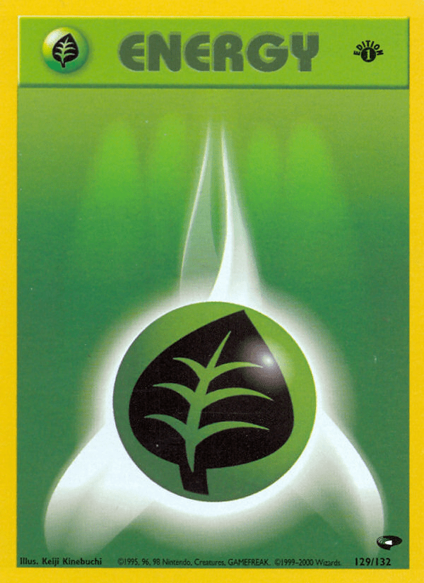 Grass Energy (129/132) [Gym Challenge 1st Edition] Pokemon Single Pokémon  | Multizone: Comics And Games