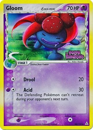 Gloom (42/110) (Delta Species) (Stamped) [EX: Holon Phantoms] Pokemon Single Pokémon  | Multizone: Comics And Games