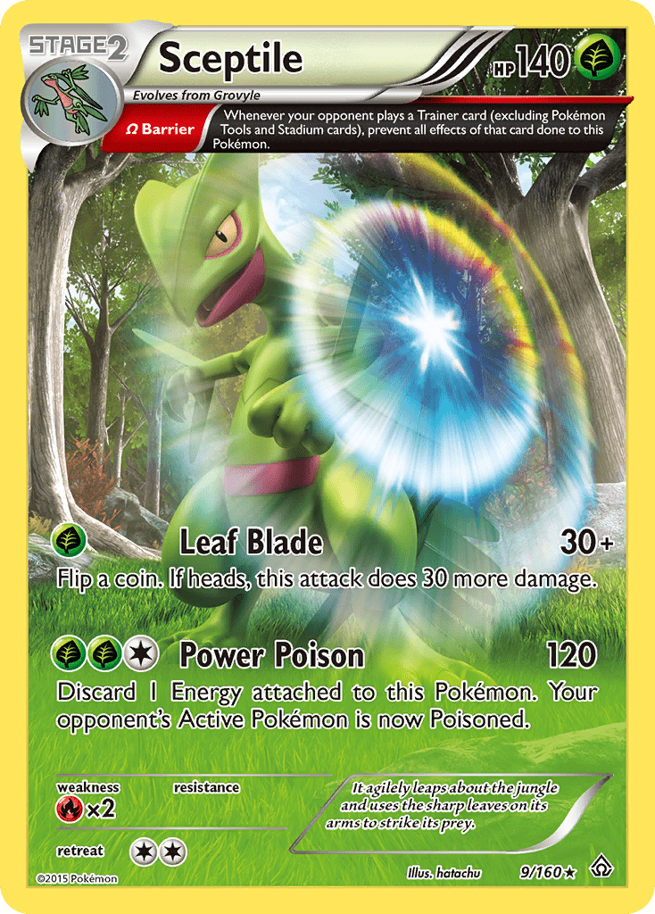 Sceptile (9/160) [XY: Primal Clash] Pokemon Single Pokémon  | Multizone: Comics And Games