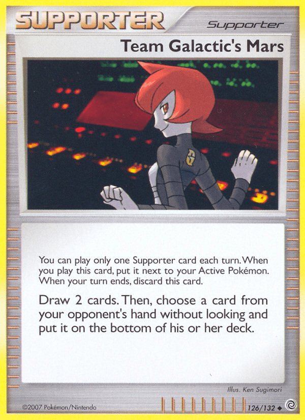 Team Galactic's Mars (126/132) [Diamond & Pearl: Secret Wonders] Pokemon Single Pokémon  | Multizone: Comics And Games