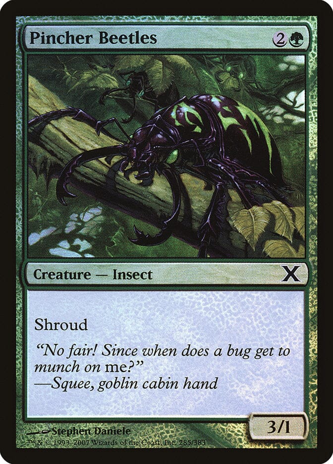 Pincher Beetles (Premium Foil) [Tenth Edition] MTG Single Magic: The Gathering  | Multizone: Comics And Games