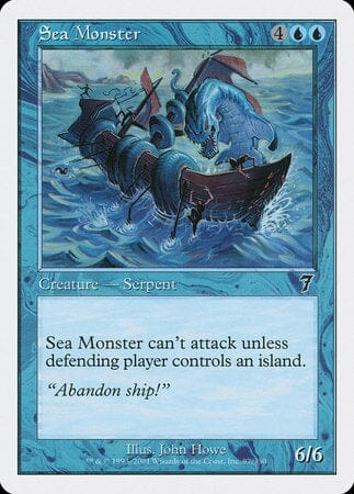 Sea Monster [Seventh Edition] MTG Single Magic: The Gathering  | Multizone: Comics And Games