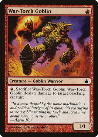 War-Torch Goblin [Ravnica: City of Guilds] MTG Single Magic: The Gathering  | Multizone: Comics And Games