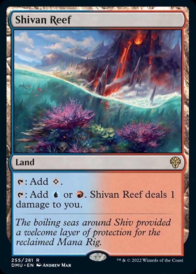 Shivan Reef [Dominaria United] MTG Single Magic: The Gathering  | Multizone: Comics And Games