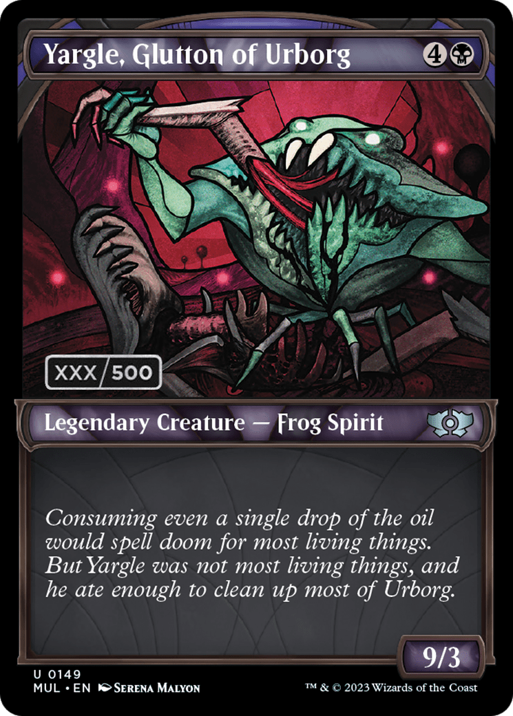 Yargle, Glutton of Urborg (Serialized) [Multiverse Legends] MTG Single Magic: The Gathering  | Multizone: Comics And Games