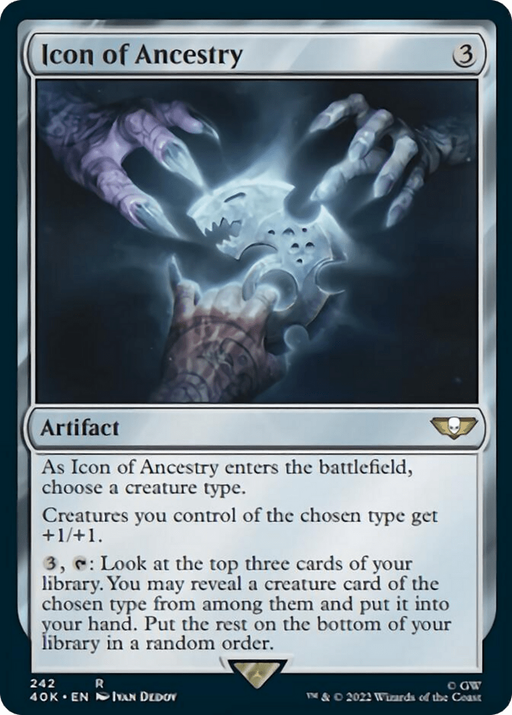 Icon of Ancestry [Universes Beyond: Warhammer 40,000] MTG Single Magic: The Gathering  | Multizone: Comics And Games