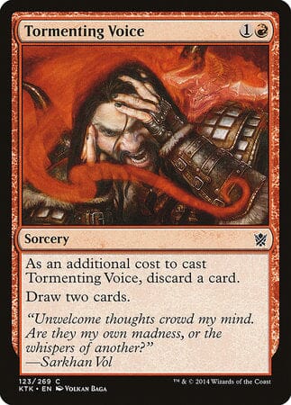Tormenting Voice [Khans of Tarkir] MTG Single Magic: The Gathering  | Multizone: Comics And Games