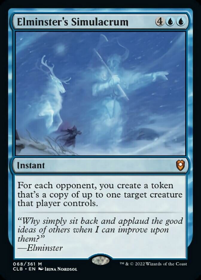 Elminster's Simulacrum [Commander Legends: Battle for Baldur's Gate] MTG Single Magic: The Gathering  | Multizone: Comics And Games