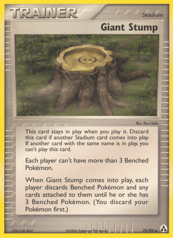 Giant Stump (75/92) [EX: Legend Maker] Pokemon Single Pokémon  | Multizone: Comics And Games