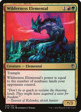 Wilderness Elemental [Commander 2016] MTG Single Magic: The Gathering  | Multizone: Comics And Games
